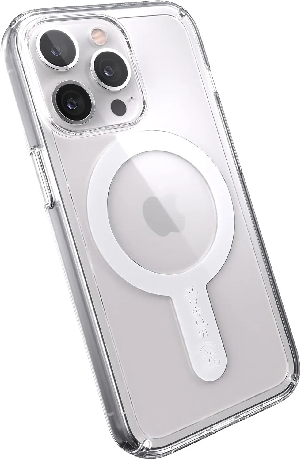 Speck MagSafe Case for iPhone 13 Pro - Drop & Camera Protection, Clear Phone Case, Wireless Charging Compatible - Clear/Clear