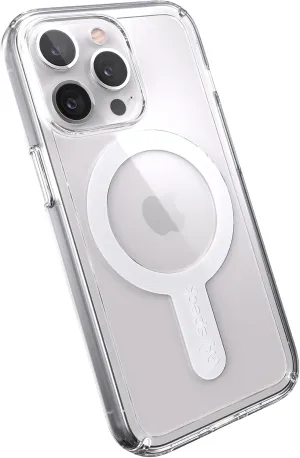 Speck MagSafe Case for iPhone 13 Pro - Drop & Camera Protection, Clear Phone Case, Wireless Charging Compatible - Clear/Clear