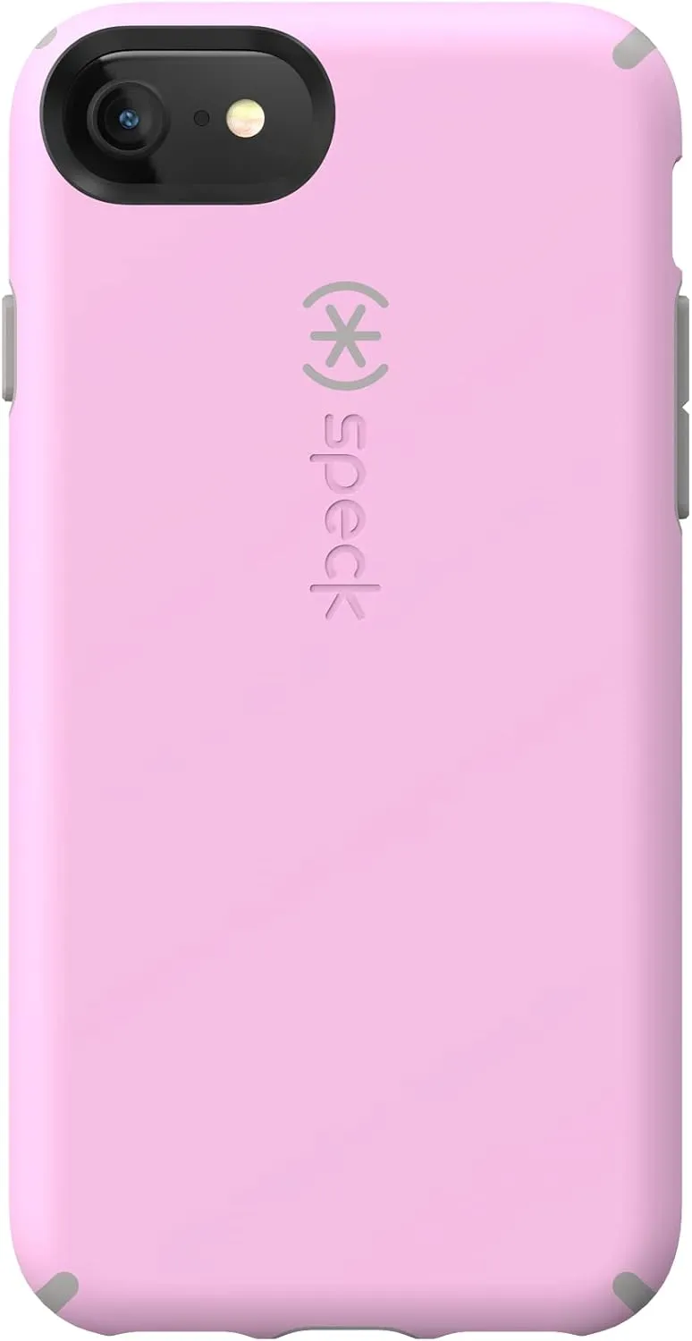 Speck Products 137614-9450 CandyShell PRO iPhone SE (2022) Case| iPhone SE (2020)| iPhone 8| iPhone 7 Case, Aurora Purple/Cathedral Grey