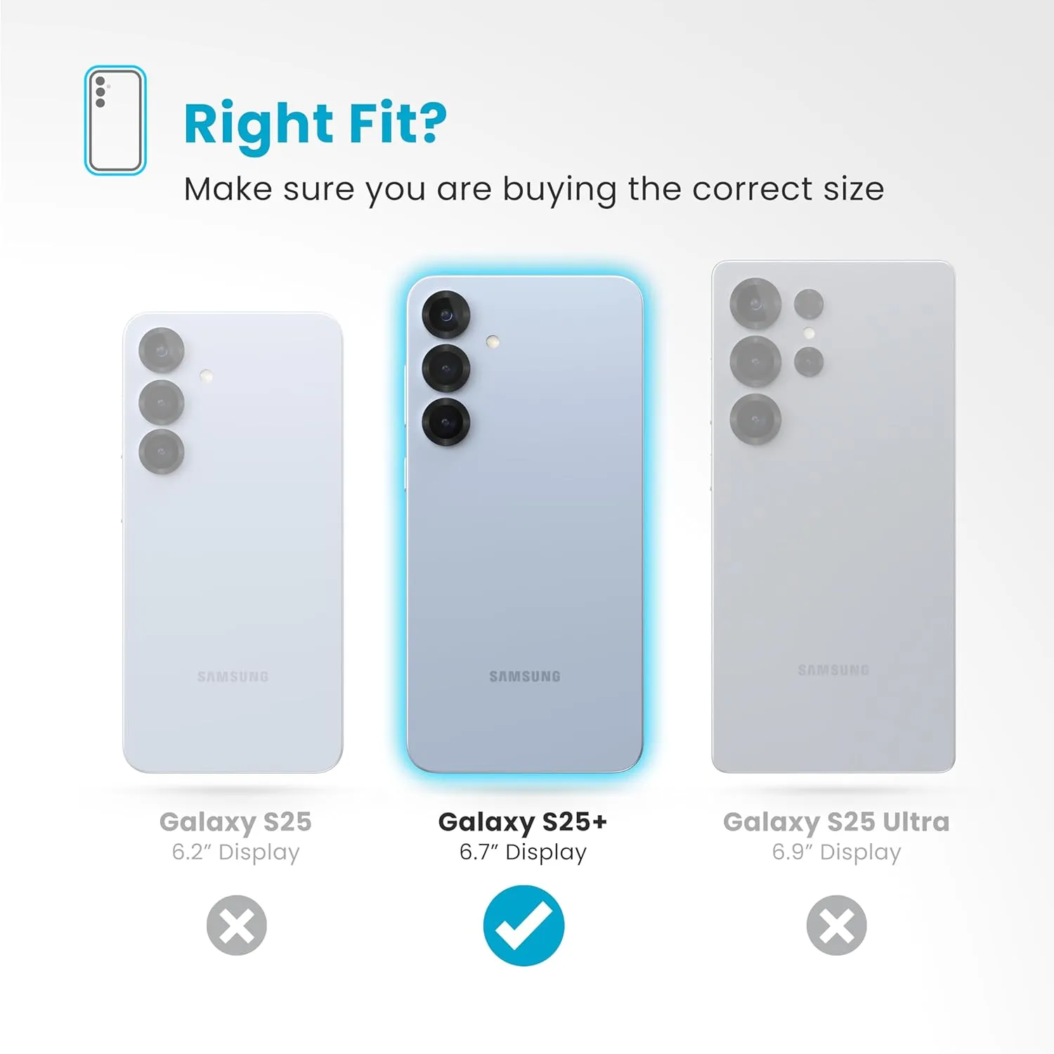 Speck Samsung Galaxy S25 Plus Case - Magnet Case,13-Foot Drop Protection,Anti-Yellowing -Samsung S25 Plus Case Magsafe-Raised Bezel & Enhanced Buttons - Presidio Perfect-Clear -Clear/Chrome(Pack of 1)