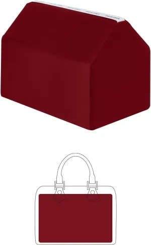 Speedy 30 Bag Pillow, Purse Shaper Insert Compatible with LV Speedy Bag, Handbag Filler with Soft Silk Surface and Memory Foam Inner without Overfull, Moisture-Proof (Red, Speedy30)