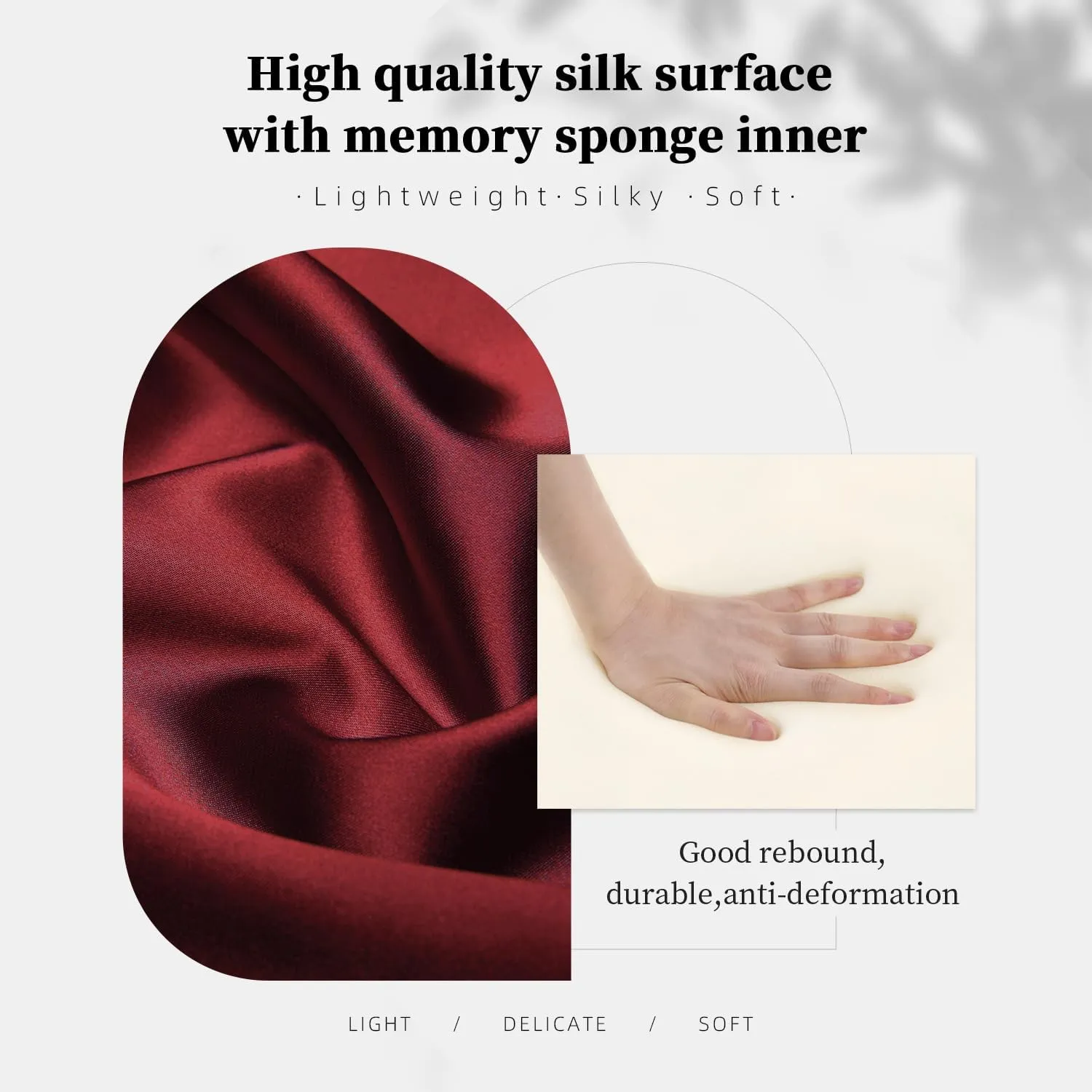 Speedy 30 Bag Pillow, Purse Shaper Insert Compatible with LV Speedy Bag, Handbag Filler with Soft Silk Surface and Memory Foam Inner without Overfull, Moisture-Proof (Red, Speedy30)