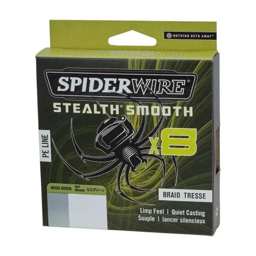 SpiderWire Stealth Smooth 8 Braid - Moss Green (150m)