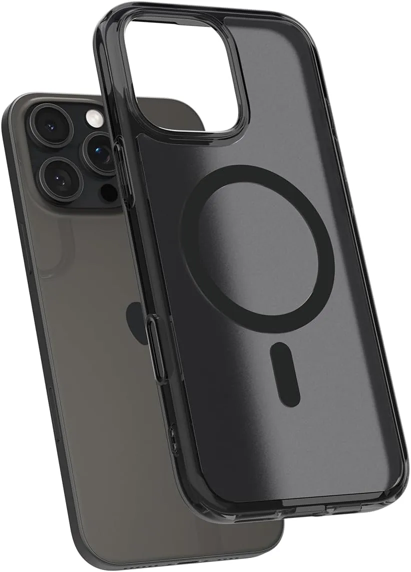 Spigen for iPhone 16 Pro Case, Ultra Hybrid T MagFit [Camera Control Button Coverage] [Anti-Yellowing] [Compatible with Magsafe] - Frost Black