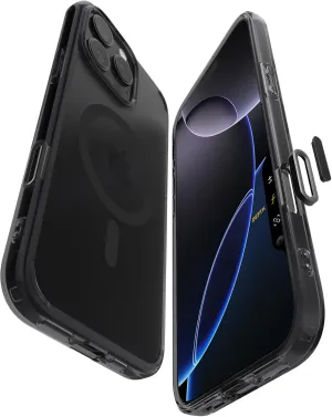 Spigen for iPhone 16 Pro Case, Ultra Hybrid T MagFit [Camera Control Button Coverage] [Anti-Yellowing] [Compatible with Magsafe] - Frost Black