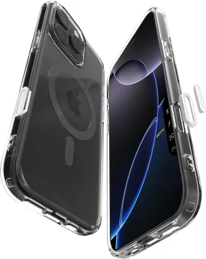 Spigen for iPhone 16 Pro Case, Ultra Hybrid T MagFit [Camera Control Button Coverage] [Anti-Yellowing] [Compatible with Magsafe] - Graphite