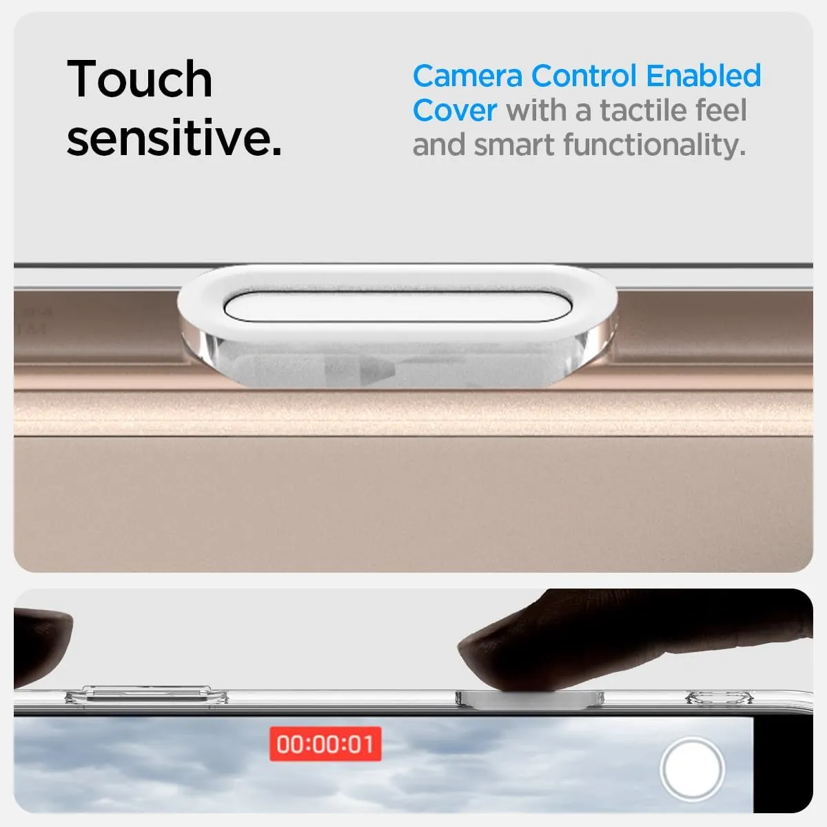 Spigen for iPhone 16 Pro Case, Ultra Hybrid T MagFit [Camera Control Button Coverage] [Anti-Yellowing] [Compatible with Magsafe] - White