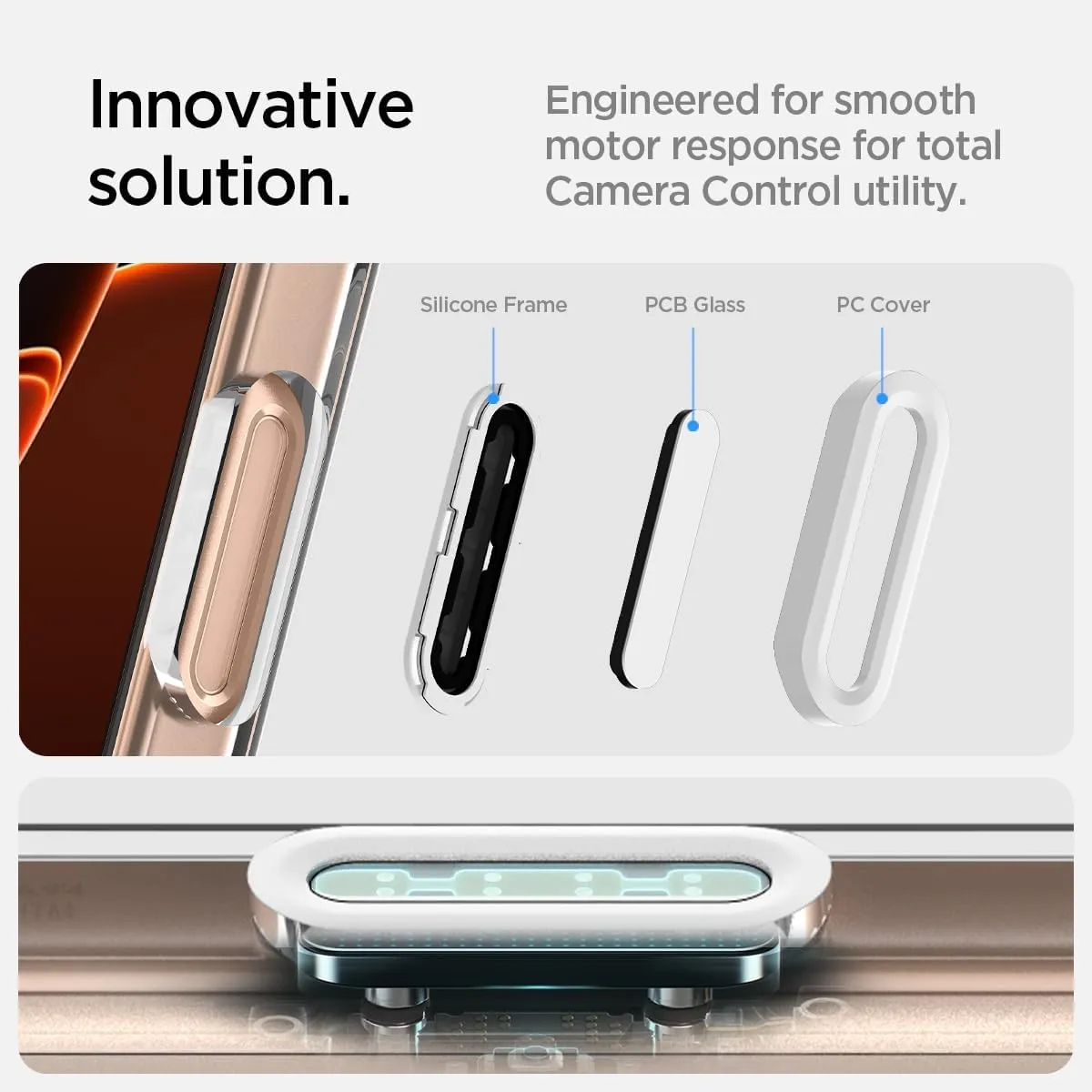 Spigen for iPhone 16 Pro Case, Ultra Hybrid T MagFit [Camera Control Button Coverage] [Anti-Yellowing] [Compatible with Magsafe] - White