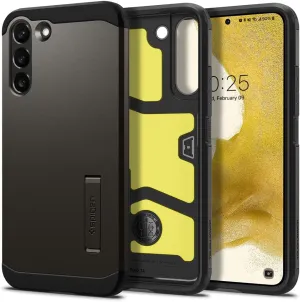 Spigen Tough Armor Designed for Galaxy S22 Case (2022) - Gunmetal