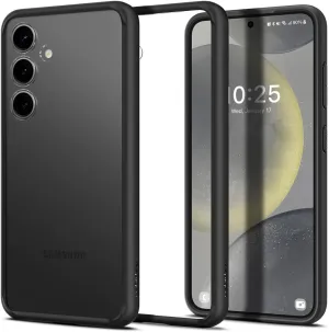 Spigen Ultra Hybrid Designed for Galaxy S24 Case (2024) [Anti-Yellowing], [Military-Grade Protection] - Matte Black