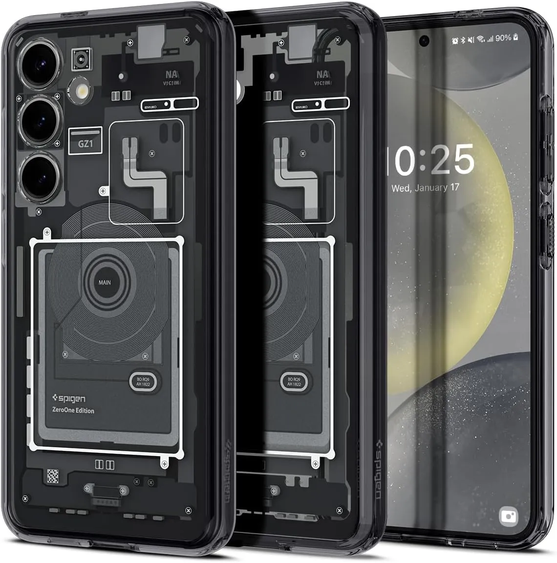 Spigen Ultra Hybrid Designed for Galaxy S24 Case (2024) [Anti-Yellowing], [Military-Grade Protection] - Zero One