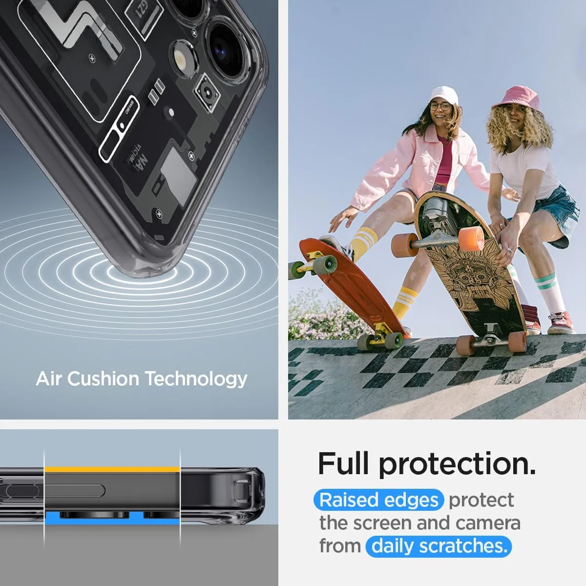 Spigen Ultra Hybrid Designed for Galaxy S24 Case (2024) [Anti-Yellowing], [Military-Grade Protection] - Zero One
