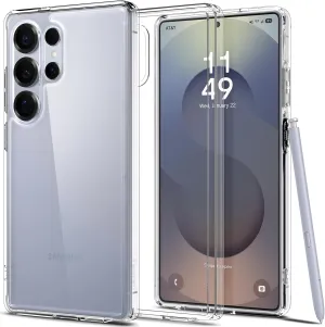 Spigen Ultra Hybrid Designed for Galaxy S25 Ultra Case (2025) [Anti-Yellowing], [Military-Grade Protection] - Crystal Clear