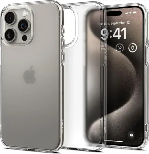 Spigen Ultra Hybrid Designed for iPhone 15 Pro Case (2023) [Anti-Yellowing], [Military-Grade Protection] - Frost Clear