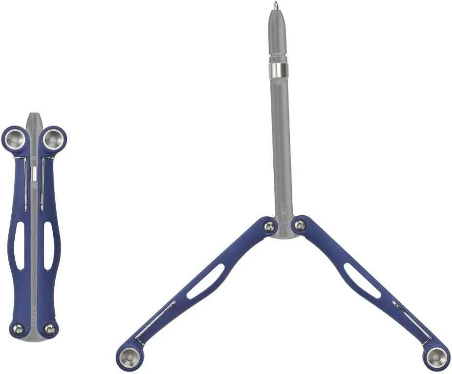 Spyderco - BaliYo Twin Handled High Performance Heavy Duty Pen - Dark Blue/Gray - YCN102
