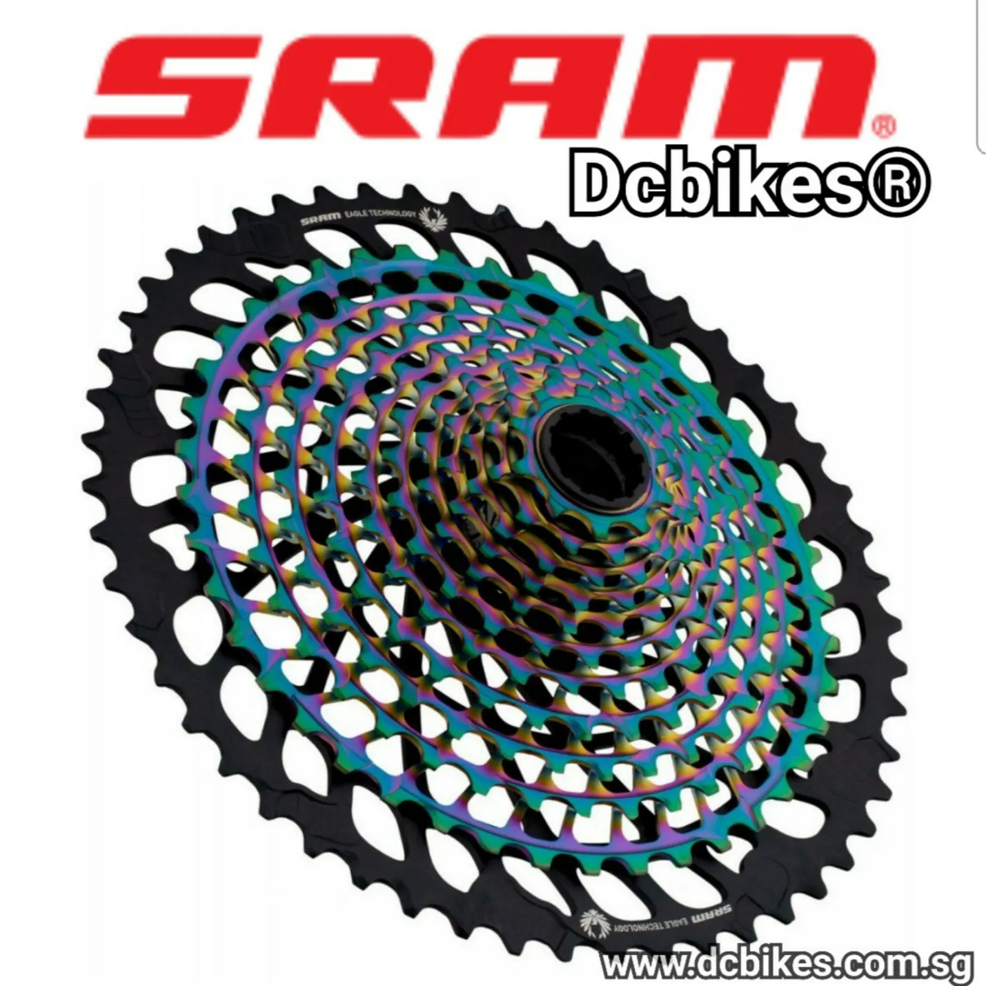 Sram 12 Speed XX1 Eagle XG-1299 Oil Slick Rainbow 10T-52T Cassette XD Driver Body