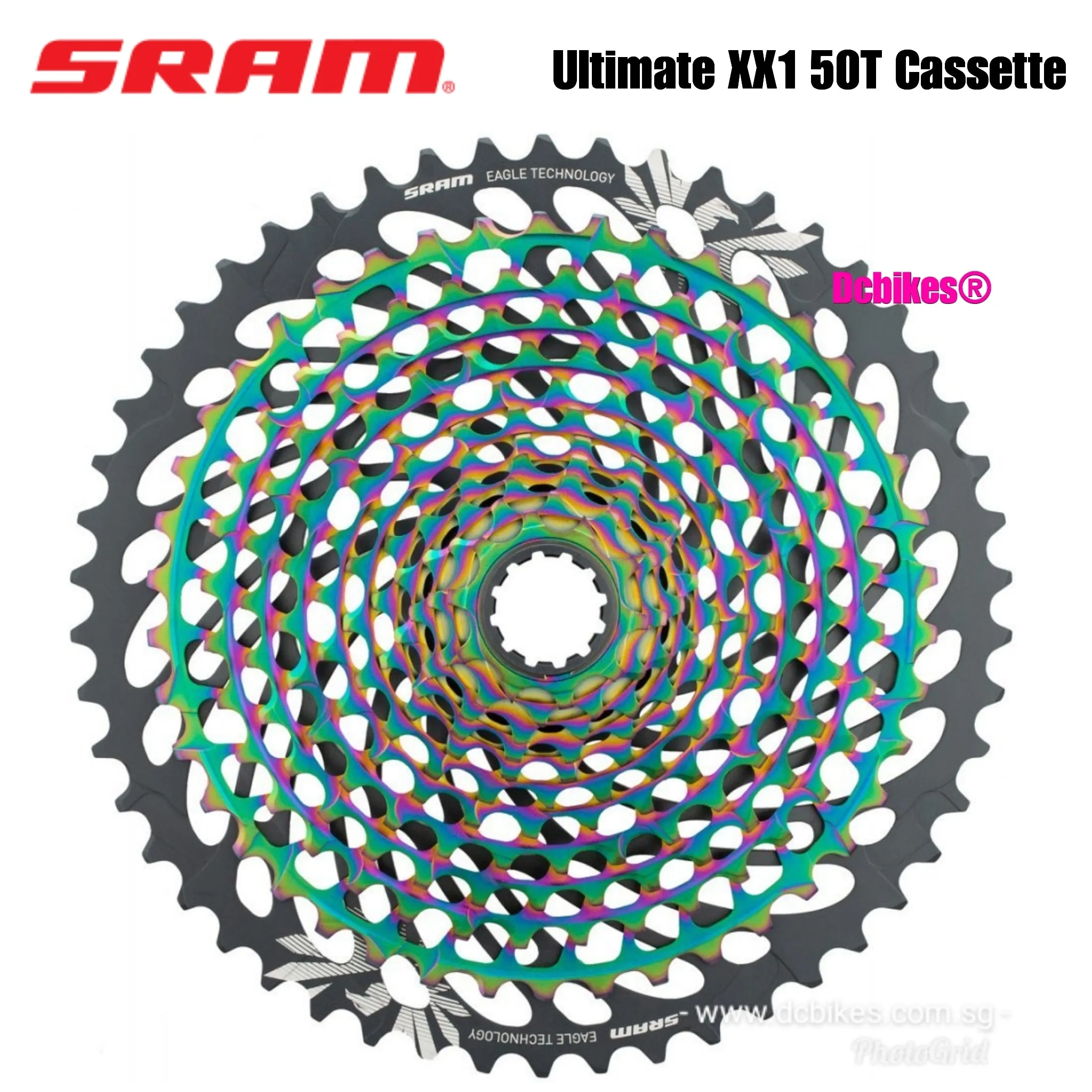Sram 12 Speed XX1 Eagle XG-1299 Oil Slick Rainbow 10T-52T Cassette XD Driver Body