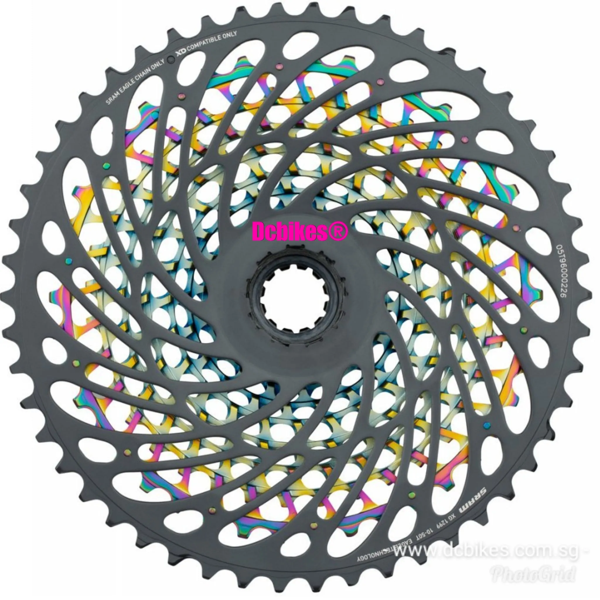 Sram 12 Speed XX1 Eagle XG-1299 Oil Slick Rainbow 10T-52T Cassette XD Driver Body