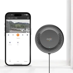 Starlight Window Camera - Replaces Outdoor Cameras | 2.4/5GHz Wi-Fi | 2K Resolution | Full-Color Night Vision Through Window | 64GB SD Card Included | AI-Powered Detection | Wide Angle View