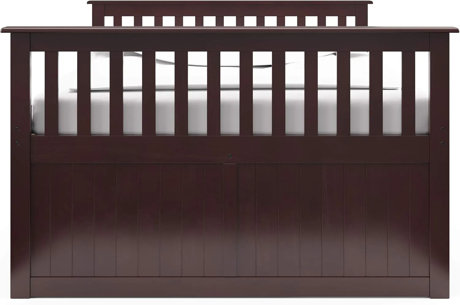 Storkcraft Marco Island Captain's Full Twin Sized with Trundle (Espresso)- Bunk Bed Alternative for Sleepovers, Underbed Storage/Organization