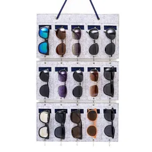 Sunglasses wall organizer