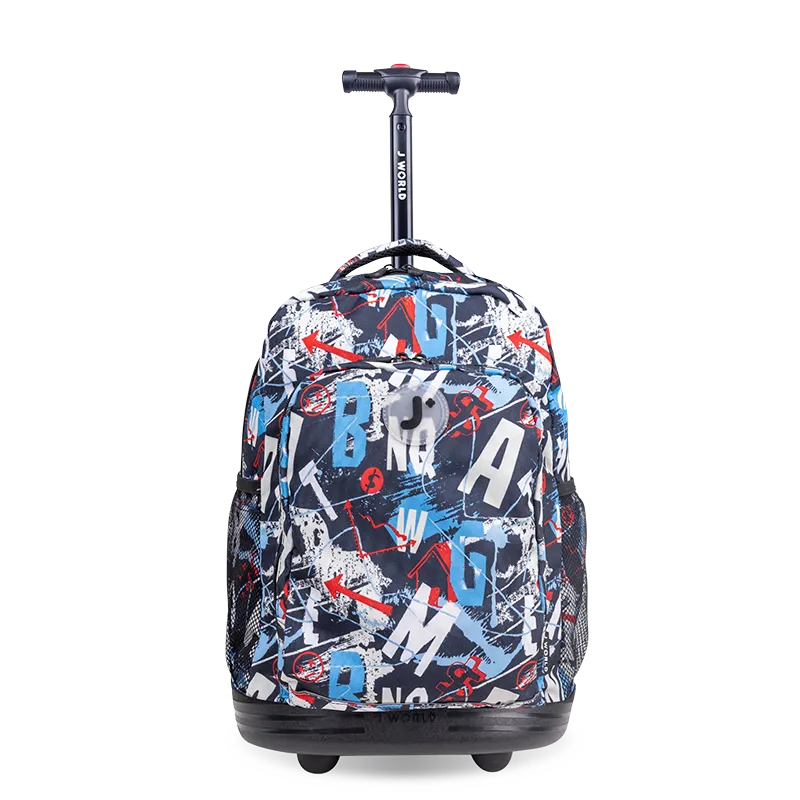 Sunny Rolling Backpack (17 Inch) in Graffiti