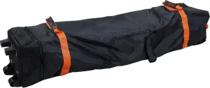 Sunnydaze Premium Pop-Up Canopy Rolling Carrying Bag - 7.25" W x 54" L x 7.25" H - 420D Polyester - Black
