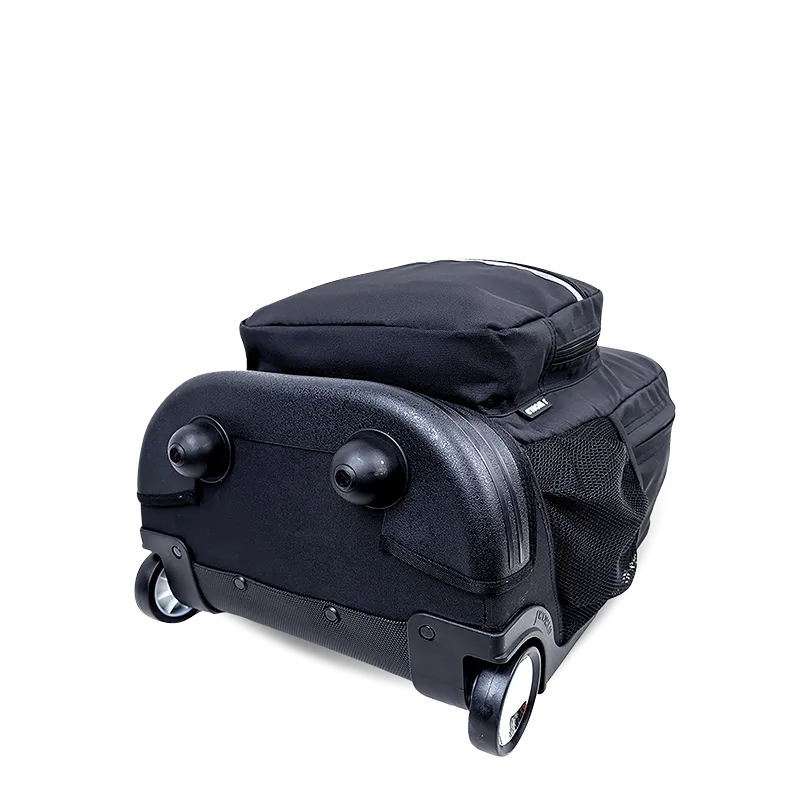 Sunrise Rolling Backpack (18 Inch) in Black