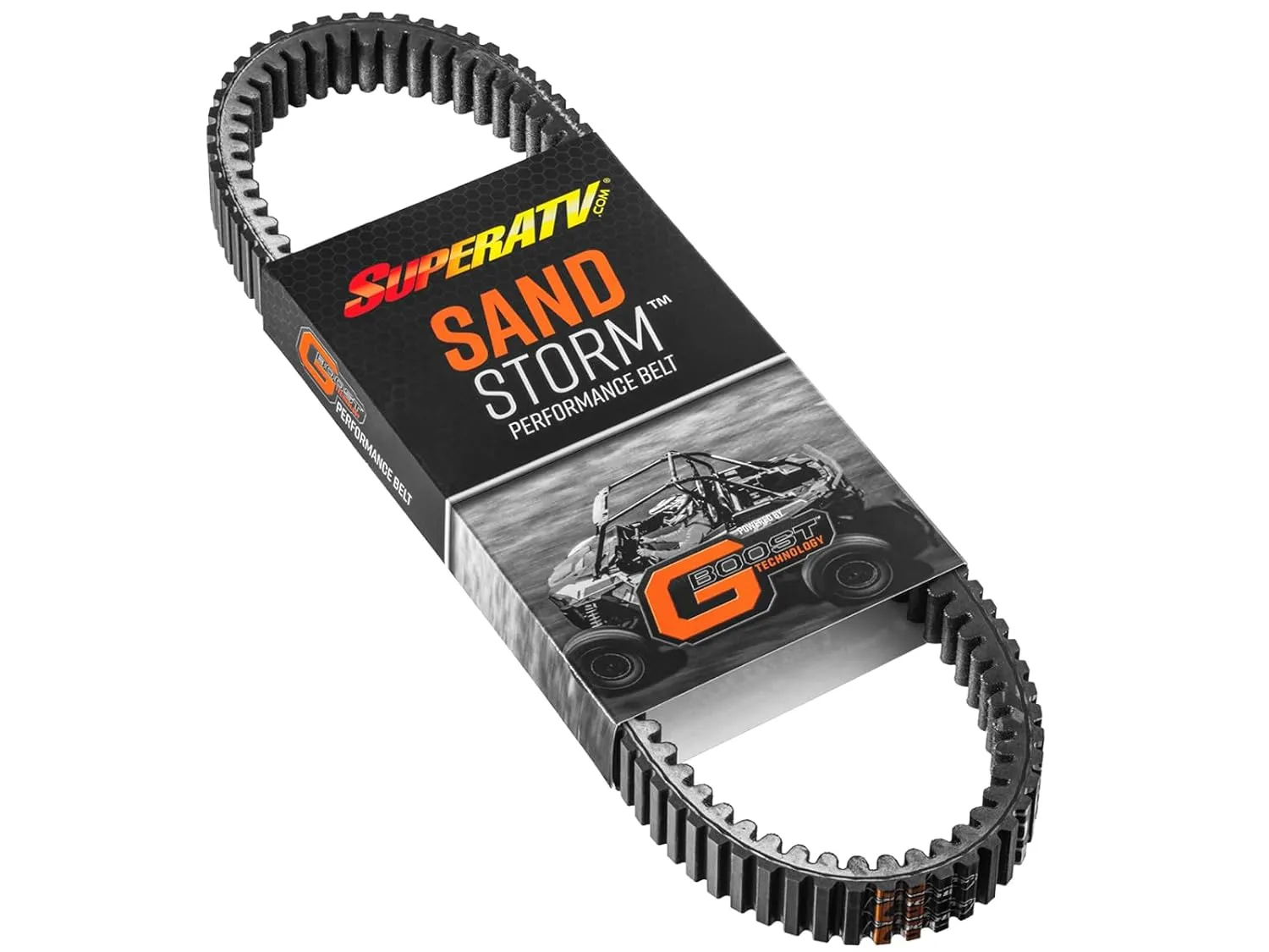 SuperATV Heavy Duty Sand Storm CVT Drive Belt Compatible with Textron Wildcat XX, Stronger Than Stock, Smooth Engagement, High-Torque Handling, Heat Treated, See Fitment