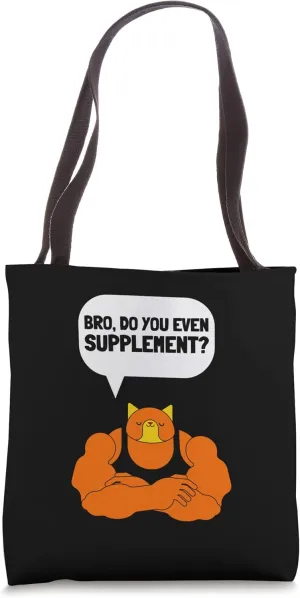 Supplementation Weight Lifting Joint Supplement Store Tote Bag