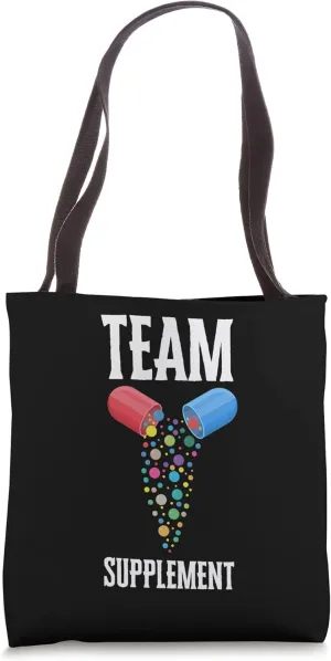 Supplementation Weight Lifting Joint Supplement Store Tote Bag
