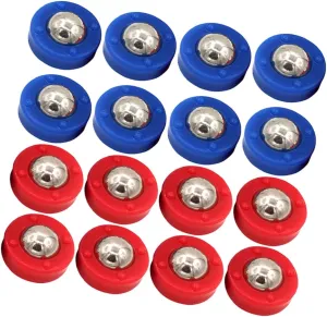 SUPVOX 20pcs Family Shuffleboard Balls Steel Plastic Roll Beads Tabletop Game Accessory Set Replacement for Shuffleboard Bowling Games