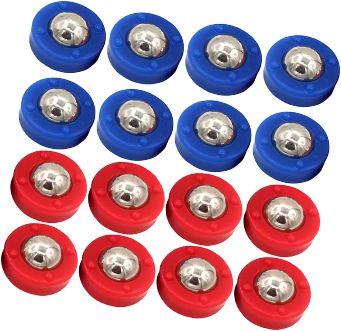 SUPVOX 20pcs Family Shuffleboard Balls Steel Plastic Roll Beads Tabletop Game Accessory Set Replacement for Shuffleboard Bowling Games