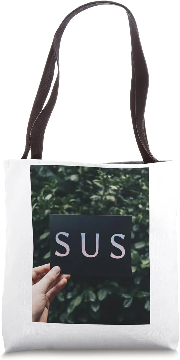 Suspicious Suspect IYKYK Funny Game Meme Humor Quote Fun Tote Bag