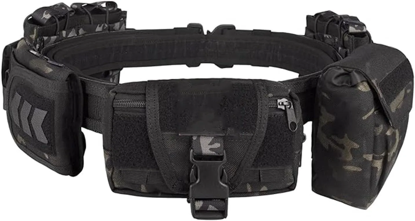 Tactical Battle Belt Quick Release Rigger 1.75 Inch Inner & Outer Airsoft Belt Heavy Duty Belts for Men