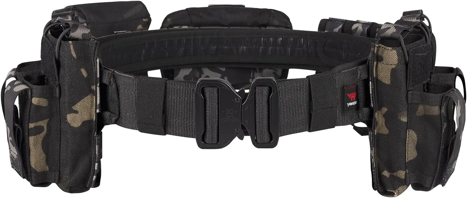 Tactical Battle Belt Quick Release Rigger 1.75 Inch Inner & Outer Airsoft Belt Heavy Duty Belts for Men
