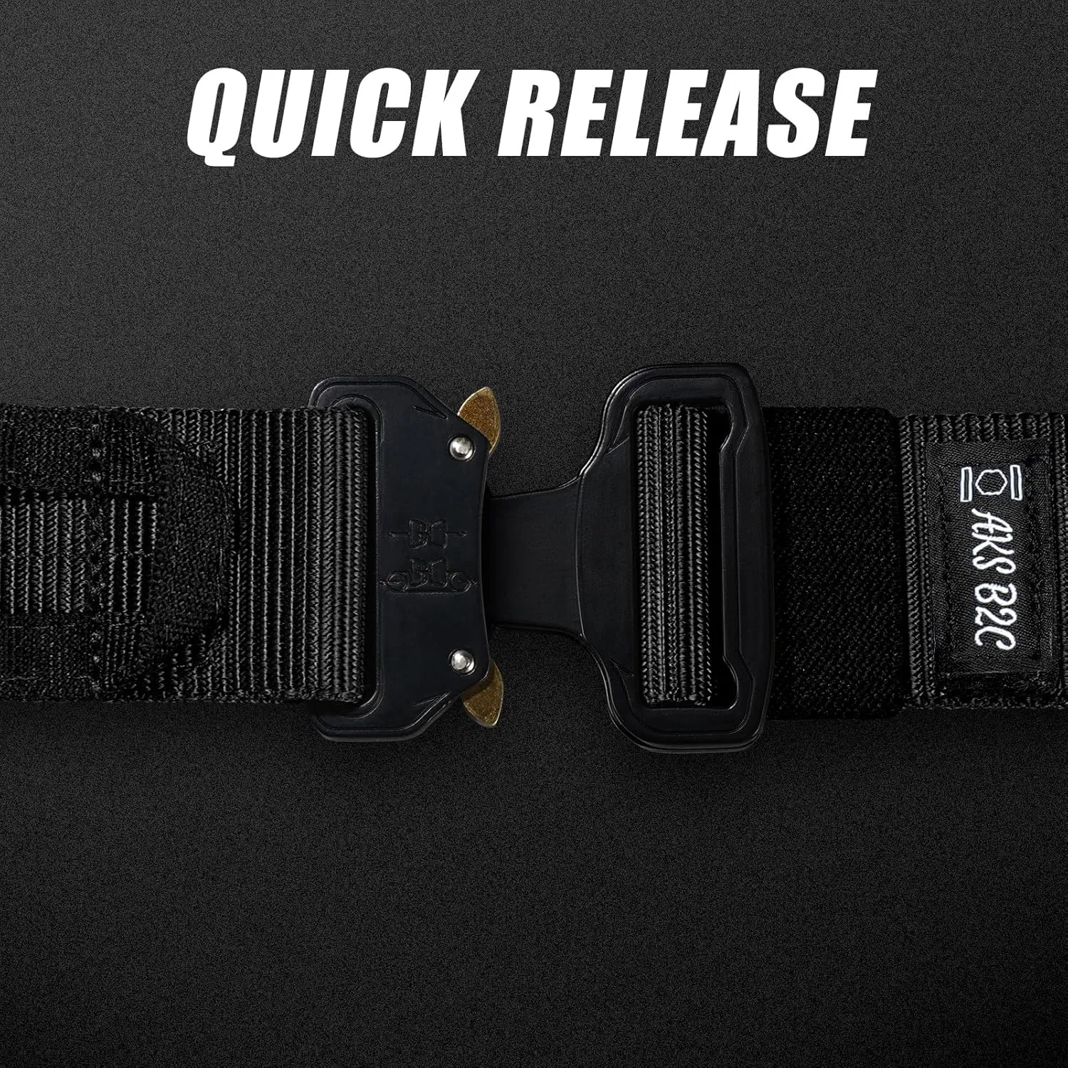 Tactical Belt with Buckle | Molle Belt | Security Utility Belt with Pouch | Heavy Duty Battle Belt with Premium Pouch
