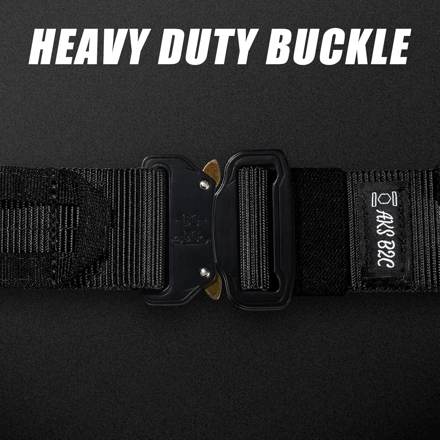 Tactical Belt with Buckle | Molle Belt | Security Utility Belt with Pouch | Heavy Duty Battle Belt with Premium Pouch