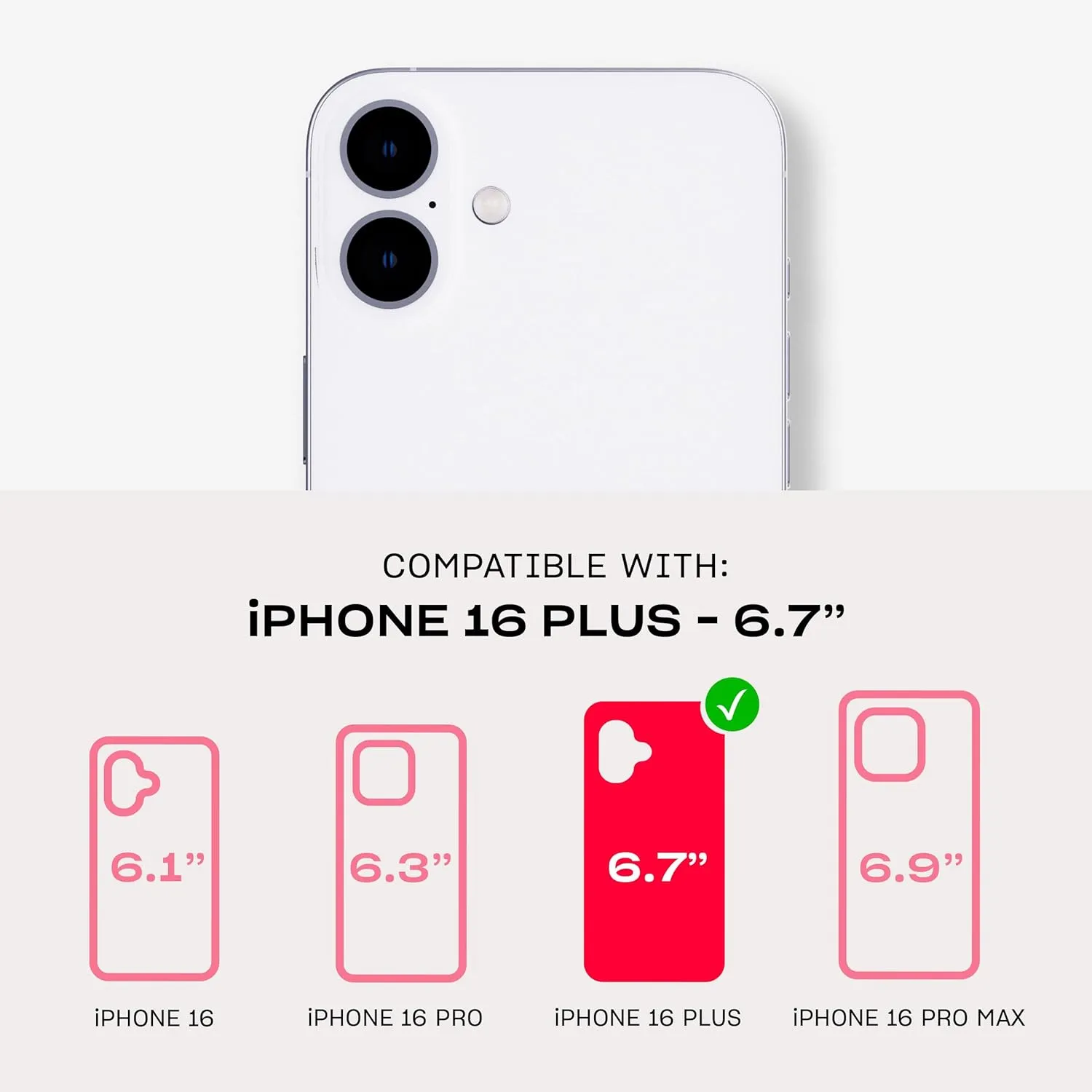 Tech21 EvoArmor for iPhone 16 Plus - Compatible with MagSafe - Impact Protection Case 21x Military Standard Tested in Cream