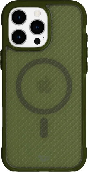 Tech21 EvoArmor for iPhone 16 Pro Max Compatible with MagSafe - Impact Protection Case 21x Military Standard Tested in Green