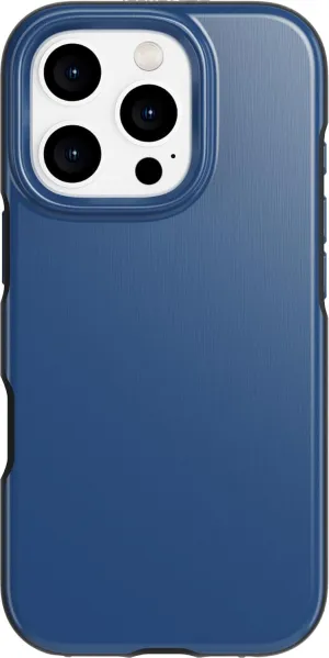 Tech21 EvoDusk for iPhone 16 Pro Compatible with MagSafe - Impact Protection Case 15x Military Standard Tested - in Blue/Black