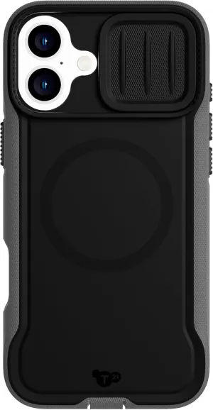 Tech21 EvoMax for iPhone 16 Plus - Compatible with MagSafe - Impact Protection Case 21x Military Standard Tested - Camera Shield -in Black/Charcoal