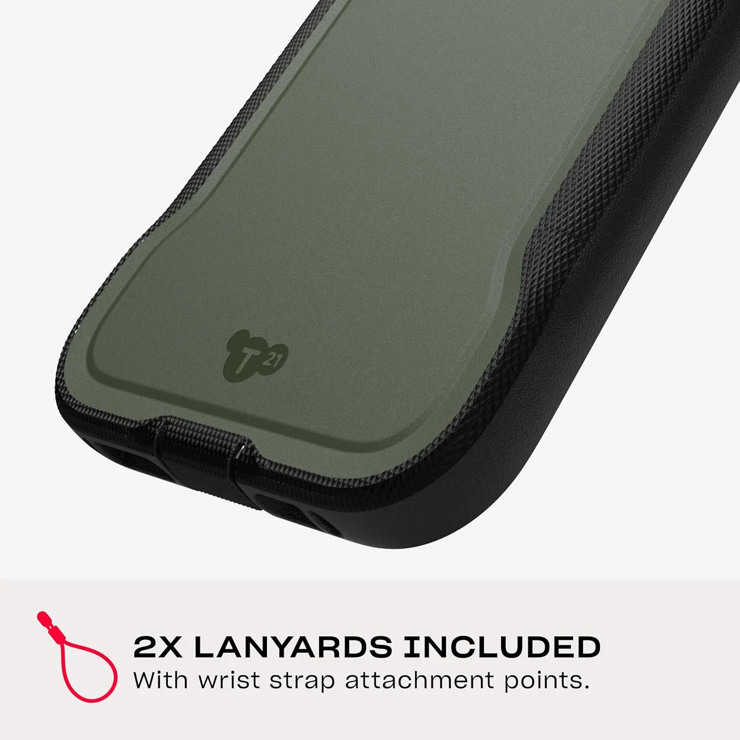 Tech21 EvoPro case for iPhone 16 Compatible with MagSafe - Impact Protection Case 21x Military Standard Tested - in Khaki/Black