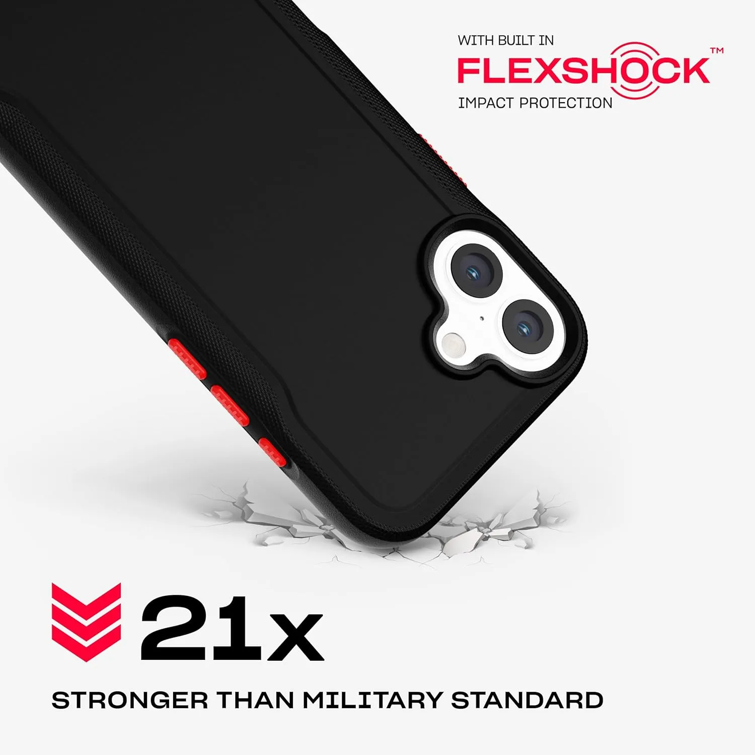 Tech21 EvoPro for iPhone 16 Plus - Compatible with MagSafe - Impact Protection Case 21x Military Standard Tested - in Black