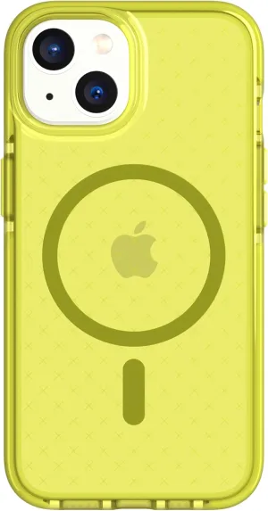 tech21 iPhone 14 Evo Check Compatible with MagSafe® – Shock-Absorbing & Slim Protective Phone Case with 16ft FlexShock Multi-Drop Protection & Extra Buttons