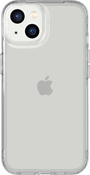 tech21 iPhone 14 Evo Clear – Scratch-Resistant, Shock-Absorbing Clear Phone Case with 12ft Multi-Drop Protection