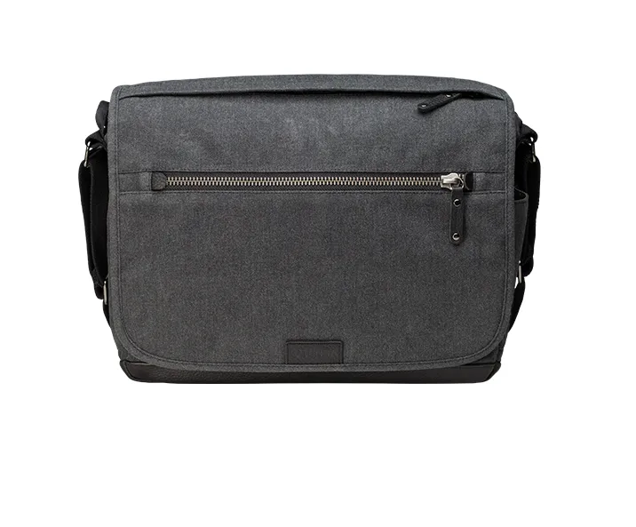Tenba Cooper 13 DSLR Gray Canvas/Black Leather Luxury Bag