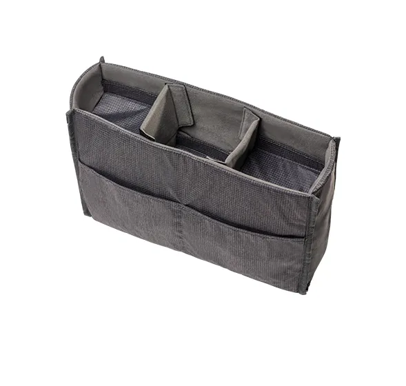 Tenba Cooper 13 Slim Gray Canvas/Black Leather Luxury Bag