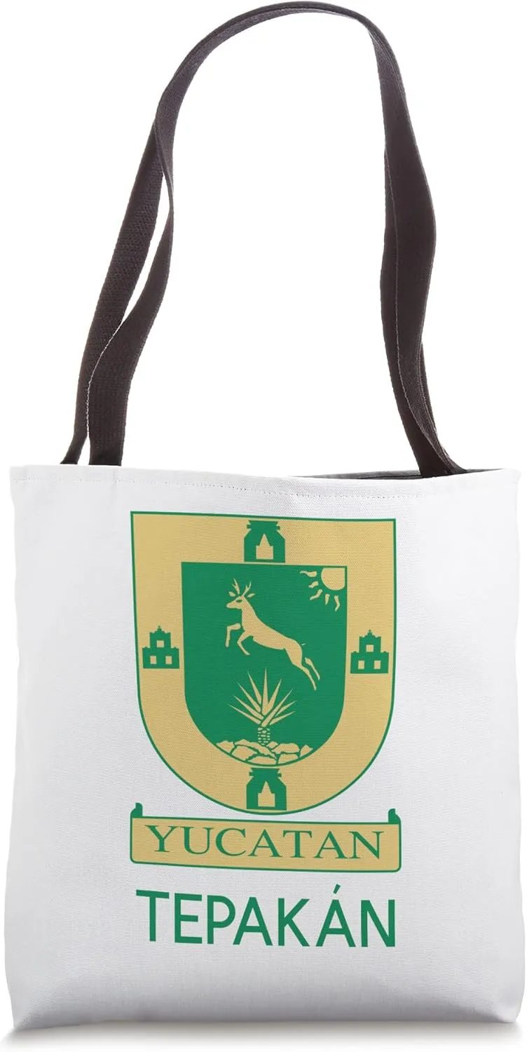 Tepakan Yucatan Estado De Mexico Escudo Eagle Aguila Tote Bag