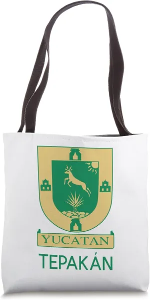 Tepakan Yucatan Estado De Mexico Escudo Eagle Aguila Tote Bag